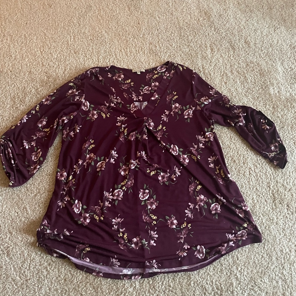 Beacon Floral Half-sleeve Blouse